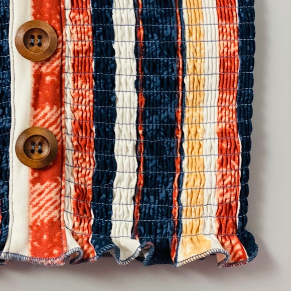 Sweater top, ruffled, used once, Orange Riss, M - Picture 5 of 7